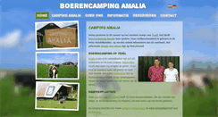 Desktop Screenshot of camping-amaliatexel.nl